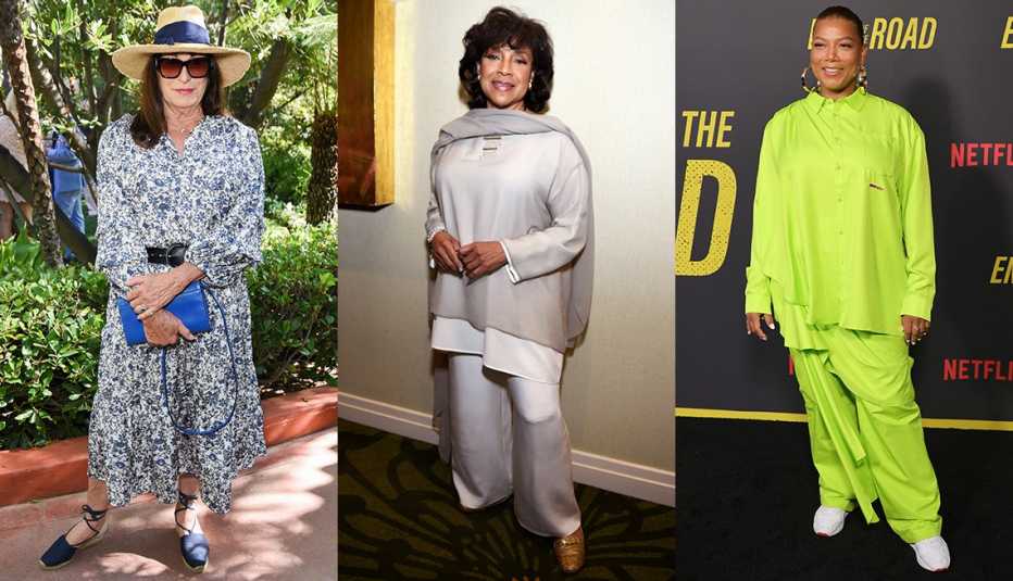 Anjelica Huston, Phylicia Rashad y Queen Latifah.