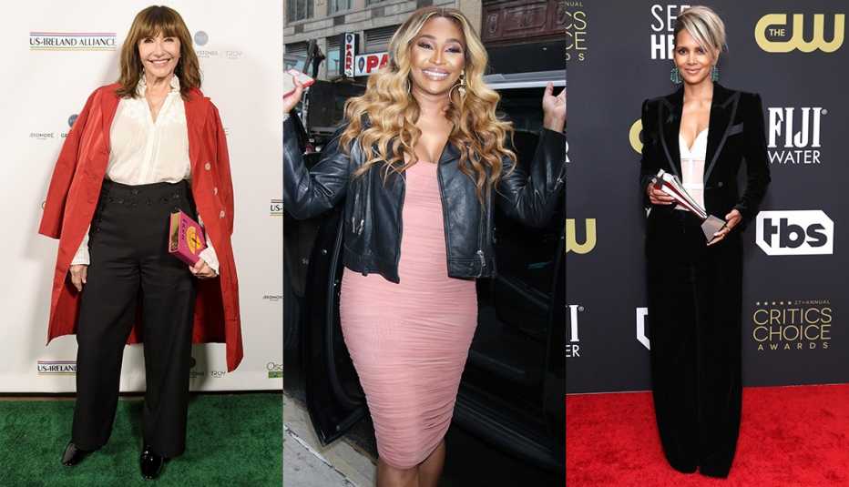 (Izquierda a derecha) Mary Steenburgen, Cynthia Bailey y Halle Berry.