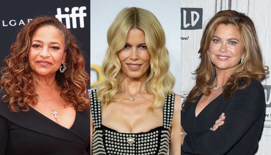 Debbie Allen, Claudia Schiffer y Kathy Ireland.