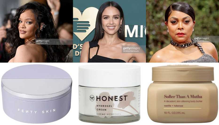 Los productos de Rihanna, Jessica Alba y Taraji P. Henson.