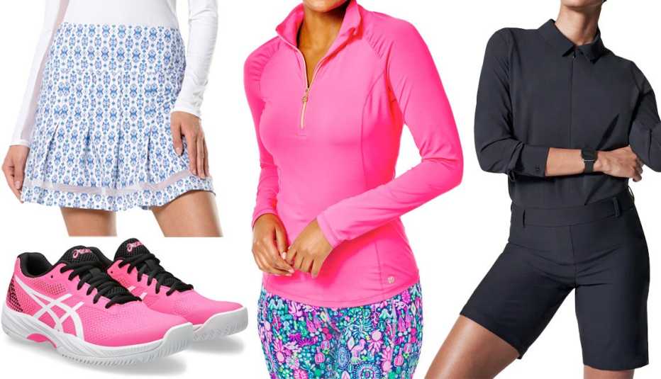 Ropa y zapatillas deportivas para jugar pickleball. Ropa y zapatillas deportivas para jugar pickleball.