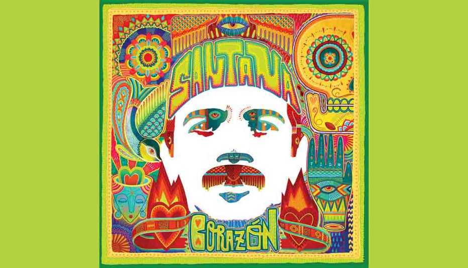 Portada del disco Corazón de Carlos Santana Portada del disco Corazón de Carlos Santana