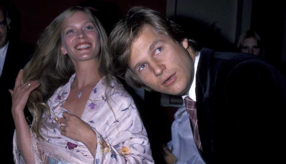El actor Jeff Bridges con us esposa Suzie Bridges