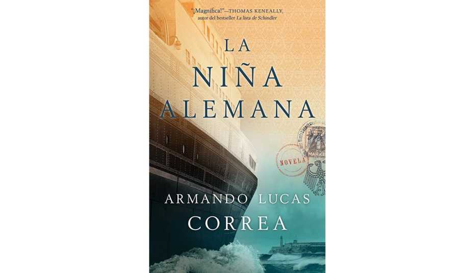 Portada en español de la novela La niña alemana de Armando Lucas Correa