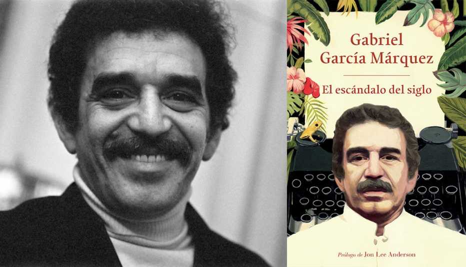 Gabriel García Márquez y portada del libro El escándalo del siglo Gabriel García Márquez y portada del libro El escándalo del siglo
