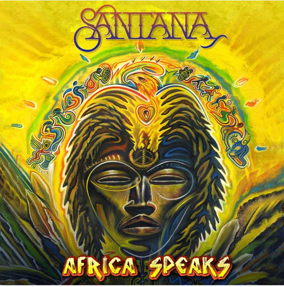 Portada del álbum Africa Speaks de Carlos Santana