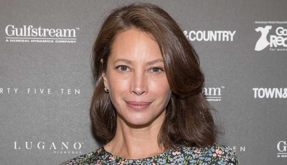 La modelo Christy Turlington Burns.