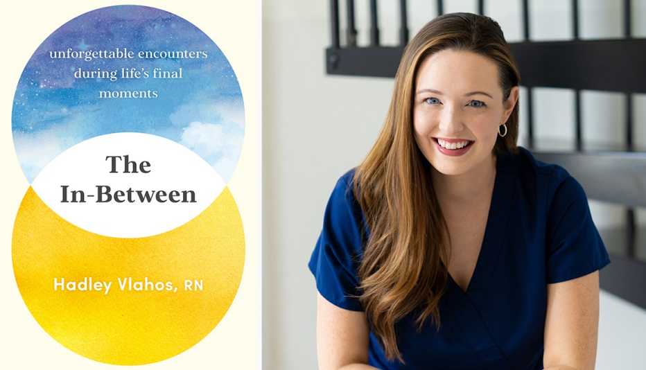 La portada del libro "The In-Between" por Hadley Vlahos.