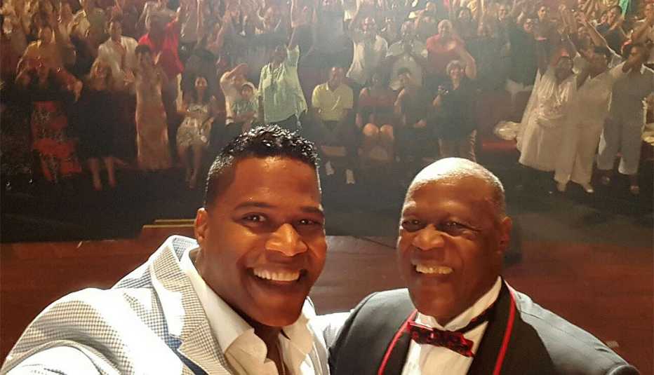 Jandy y Johnny Ventura, hijo y padre, exponentes del merengue dominicano