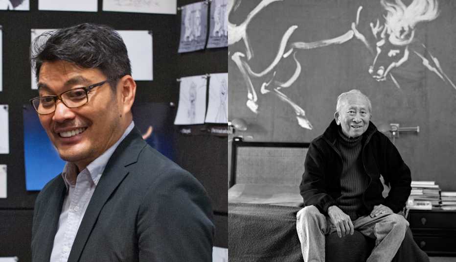 Ronnie Del Carmen y Tyrus Wong.