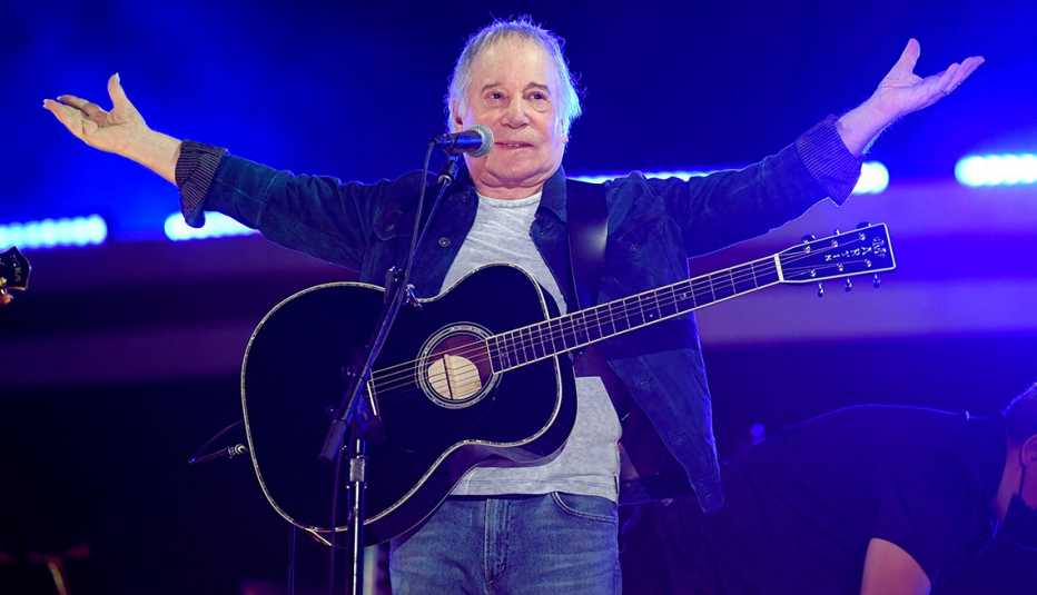 Paul Simon se presenta en Global Citizen Live en Central Park el sábado 25 de septiembre de 2021 en Nueva York.