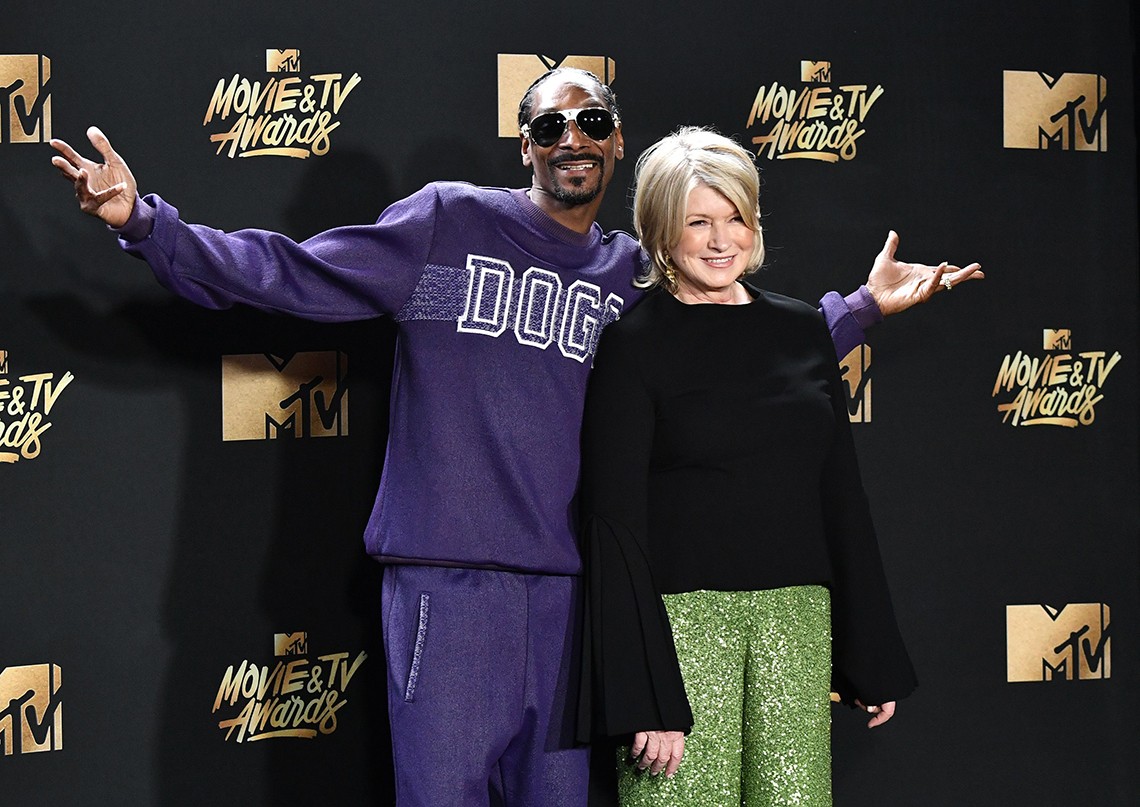 Stewart y Snoop Dog.