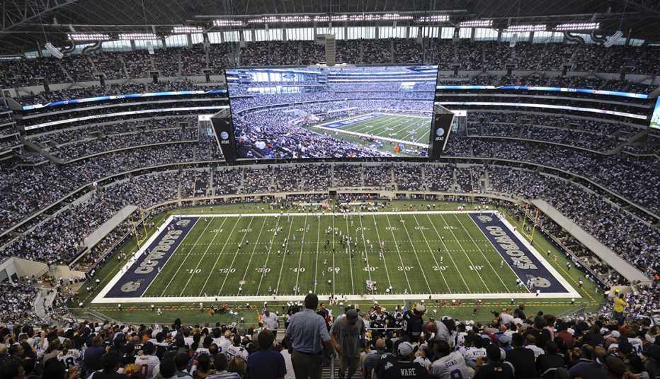 Estadio de fútbol de los vaqueros de dallas