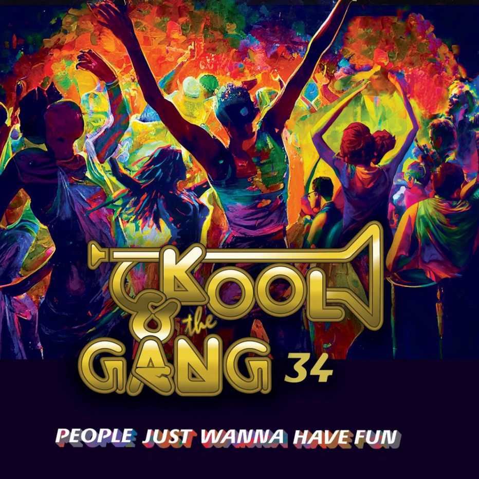 the album cover for kool and the gang&rsquo;s people just wanna have fun