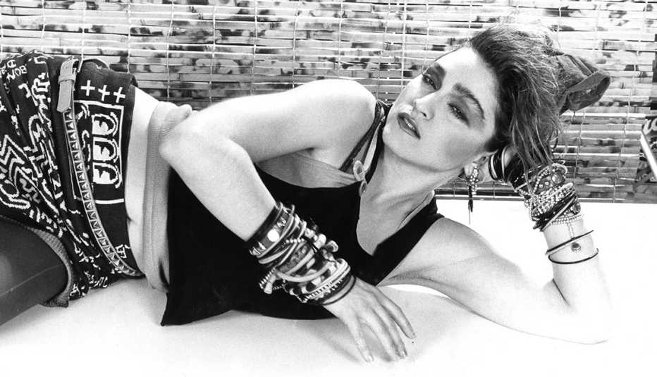 Madonna posa en Nueva York en 1984. Madonna posa en Nueva York en 1984.