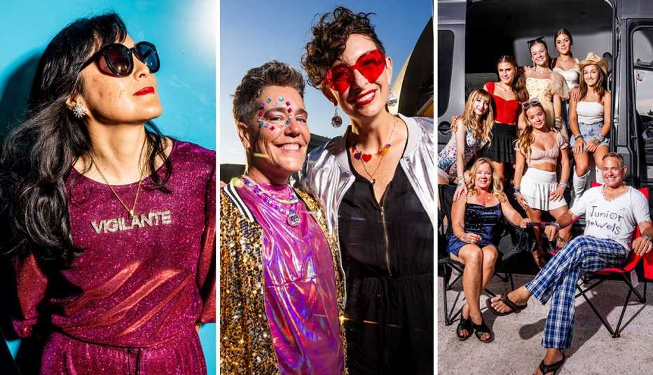 Fanáticos que asistieron al concierto de Taylor Swift.
