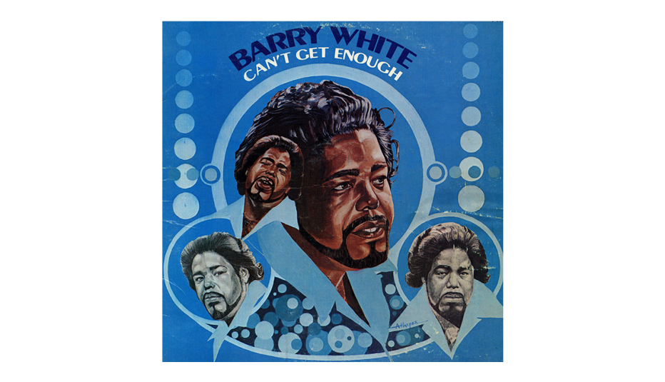 Portada del álbum "Can't Get Enough" de Barry White