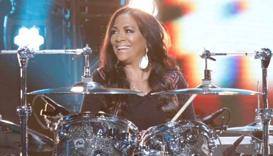 Sheila E en el episodio 305 de ‘Little Big Shots’.