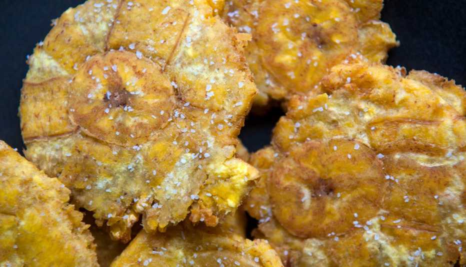 Tostones con sal