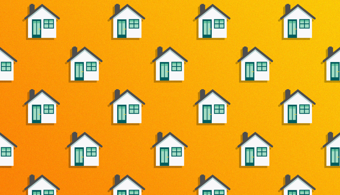 Gráfica de varias casas en serie