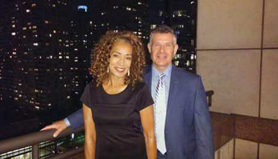 Lorna Rainey y su pareja Shawn Gianella Lorna Rainey y su pareja Shawn Gianella