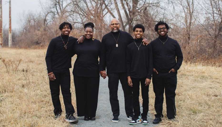 Foto de la familia Johnson-Nixon