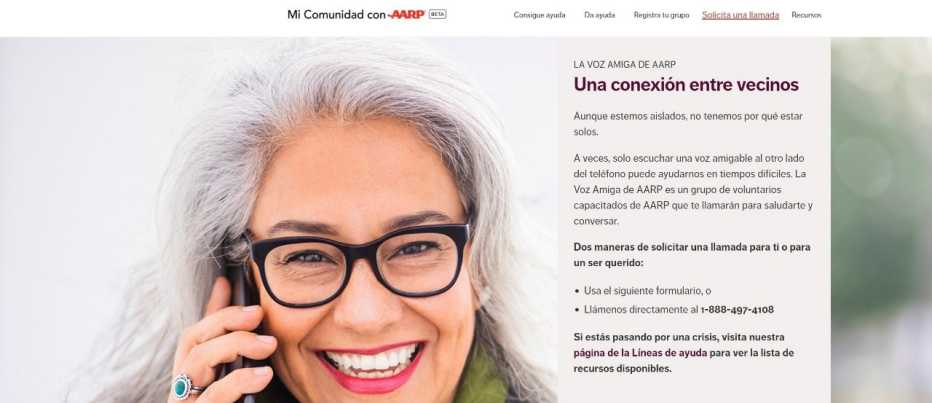 La voz amiga de AARP