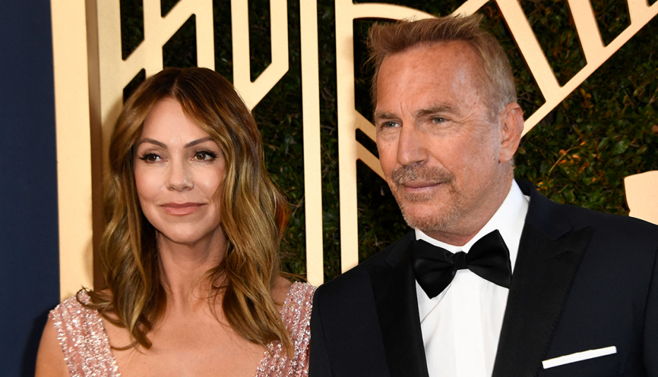 El actor Kevin Costner y su esposa Christine Baumgartner