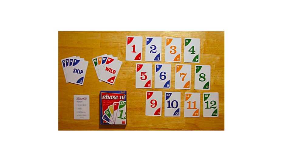 Cartas de Phase Ten