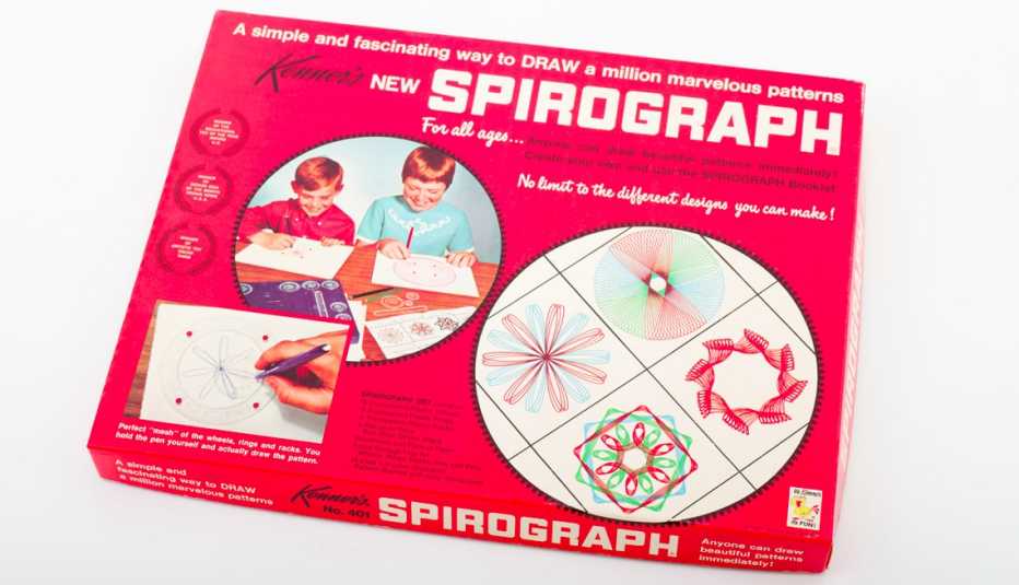 Caja de espirógrafo