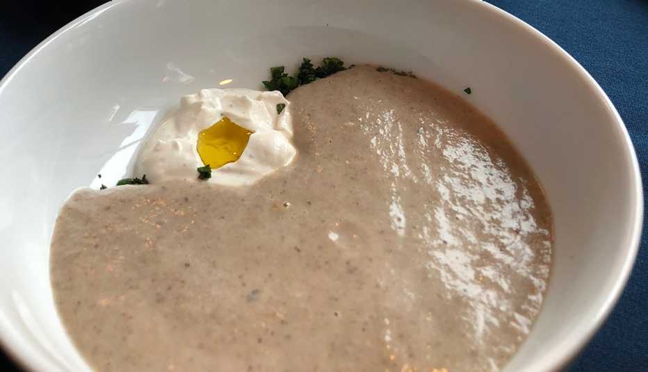 Sopa de champiñones