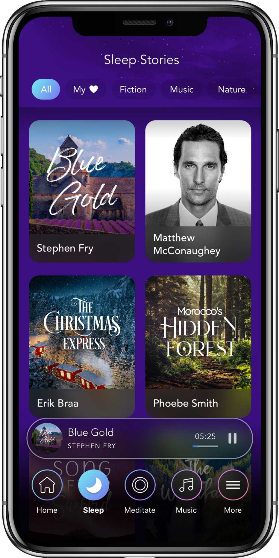 Captura de pantalla de una aplicación en un i-Phone X