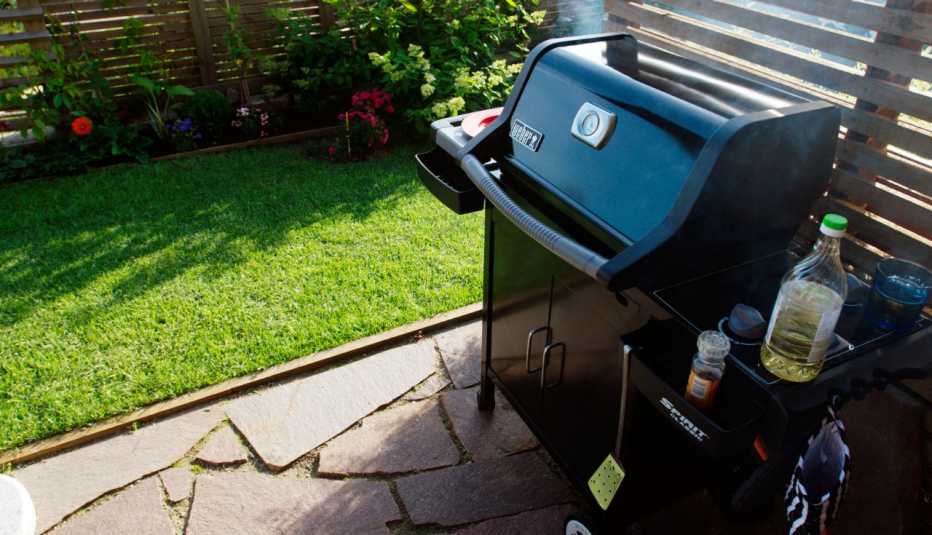 Parrillera marca Weber