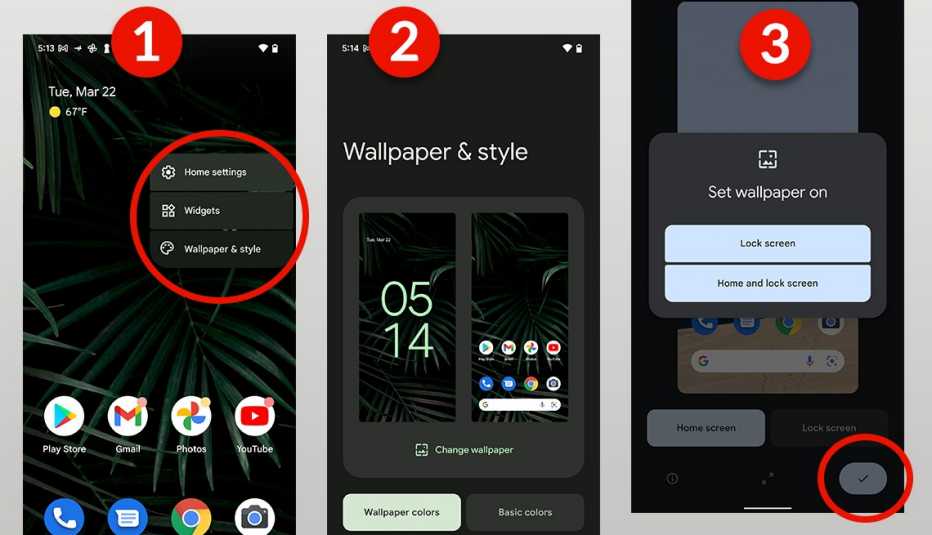 Cómo cambiar el fondo de pantalla en un teléfono Android 