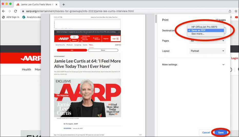 Captura de pantalla que muestra cómo hacer un pdf en el navegador Chrome Captura de pantalla que muestra cómo hacer un pdf en el navegador Chrome