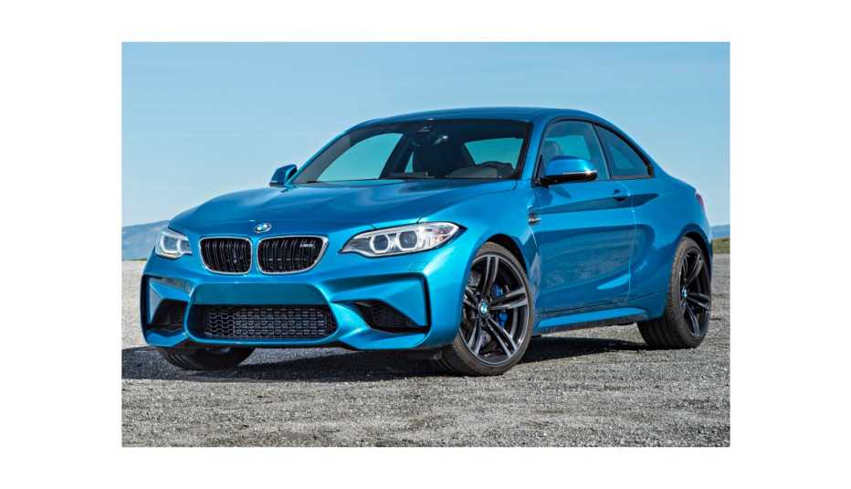 BMW de color azul