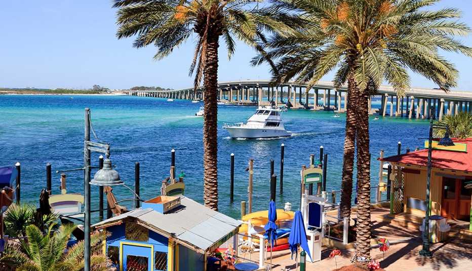 Un paisaje de una playa en Florida