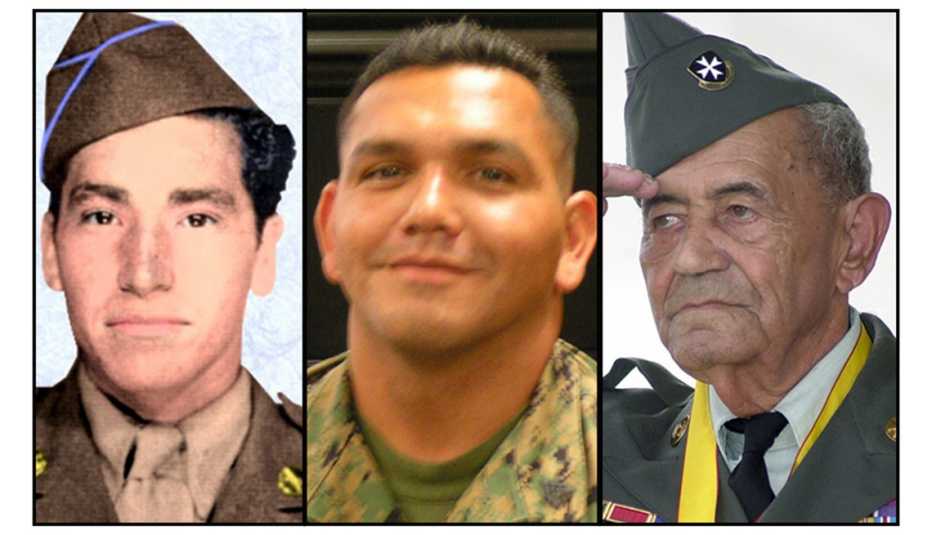 Pvt. 1st Class David M. Gonzales, Sgt. Luis Daniel Almaguer, Sgt. 1st Class Modesto Cartagena