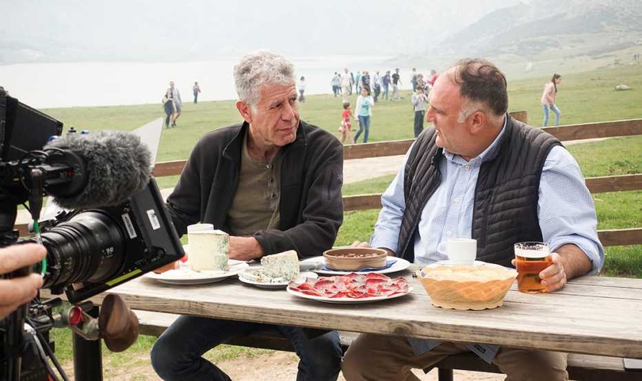 José Andrés habla con Anthony Bourdain