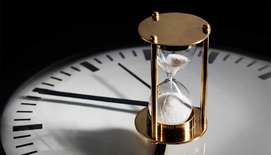 Un reloj de arena