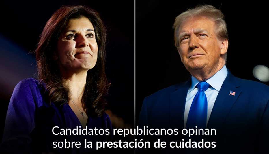 Nikki Haley y Donald Trump comparten cómo apoyarían a los cuidadores.