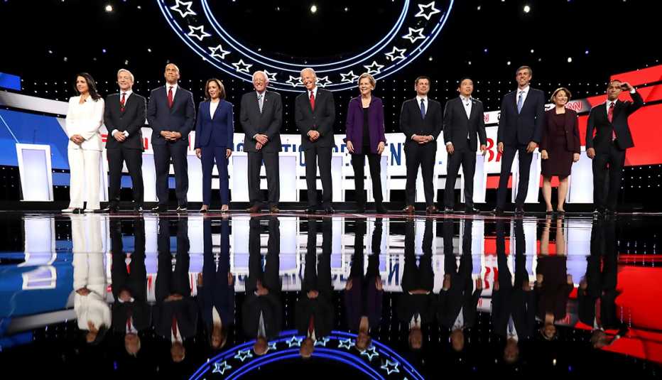 Candidatos presidenciales por el partido Demócrata