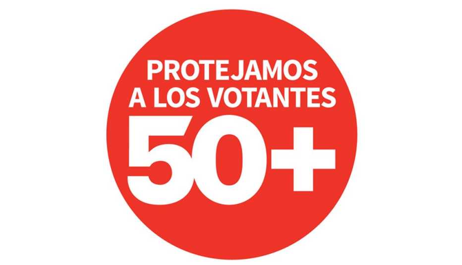 Logo de Protejamos a los Votantes 50+ Logo de Protejamos a los Votantes 50+