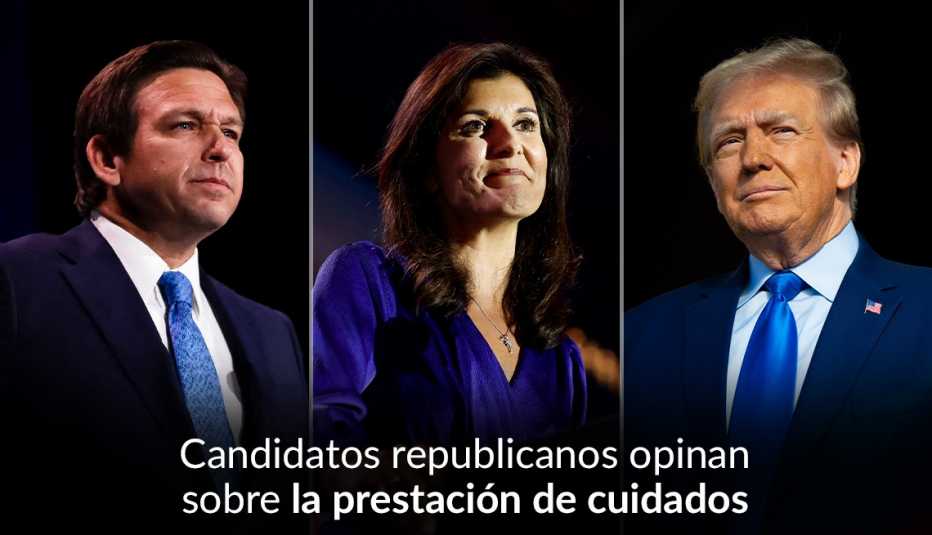 Candidatos republicanos opinan sobre el cuidado familiar