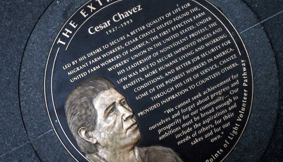 Monumento en honor a César Chávez, en Washington, D.C.