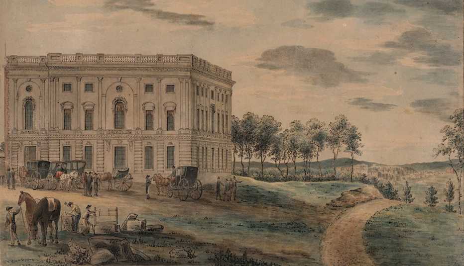 Pintura de la Casa Blanca 