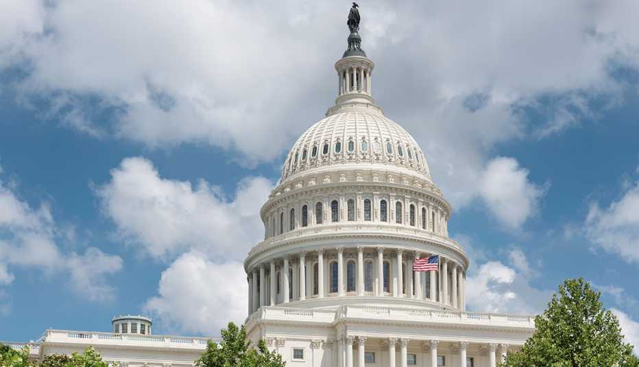 Edificio del Capitolio en Washington DC, USA.