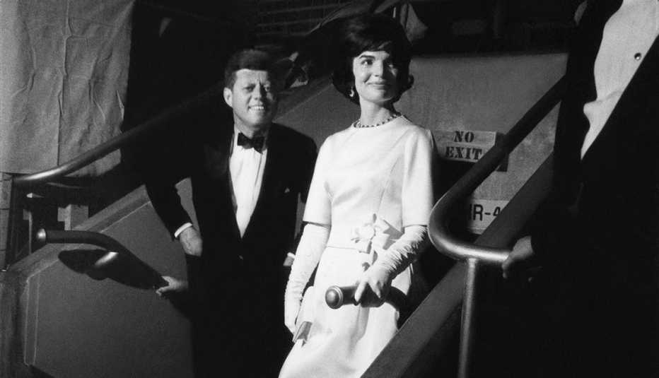 John y Jackie Kennedy