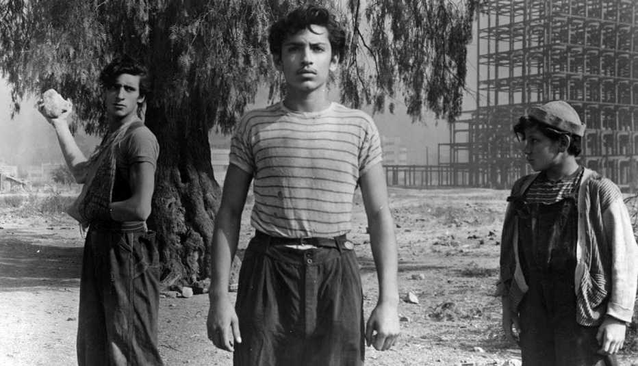Escena de la película Los Olvidados del director español Luis Buñuel