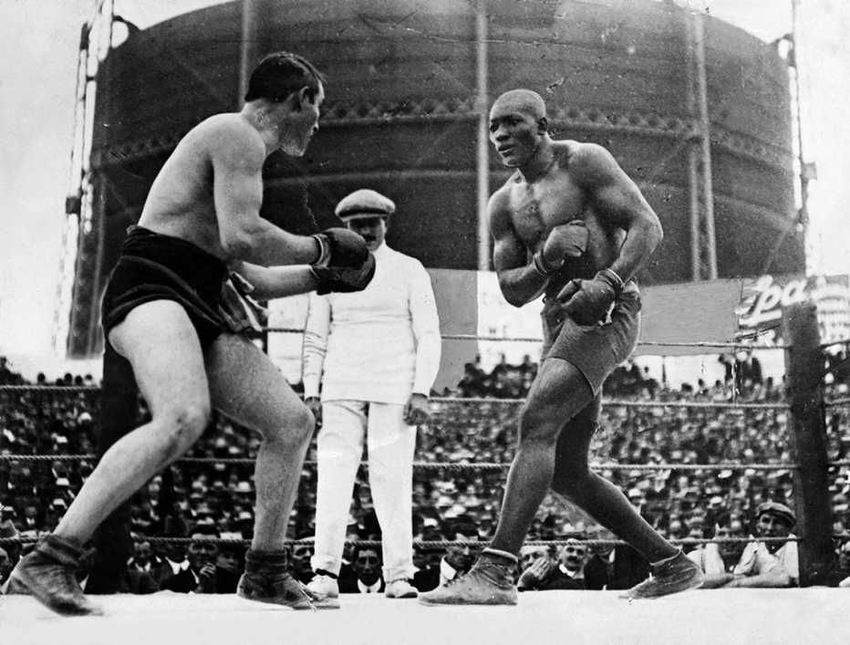 Jack Johnson, boxeador de peso pesado